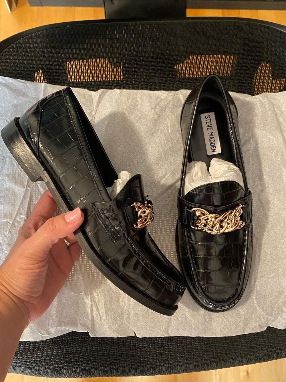 STEVE MADDEN Leather Loafers Shoes